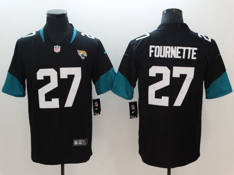 Men Jacksonville Jaguars 27 Fournette Black Vapor Untouchable Limited Player Nike NFL Jerseys